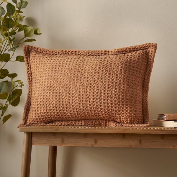 Pamučan ukrasni jastuk 30x50 cm Jaipur Chunky Waffle – Pineapple Elephant-image-1