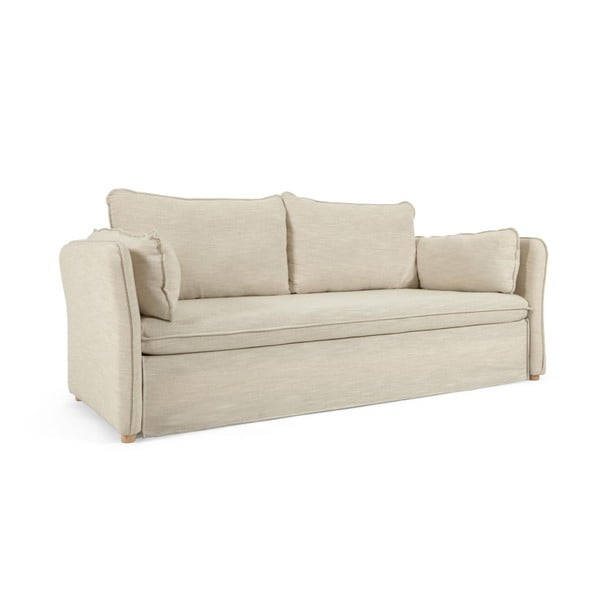 Sklopiva sofa sivo-bež 210 cm Tanit – Kave Home-image-2