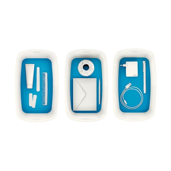 Bijelo-plava kutija s poklopcem Leitz Office, volumen 5 l-image-2