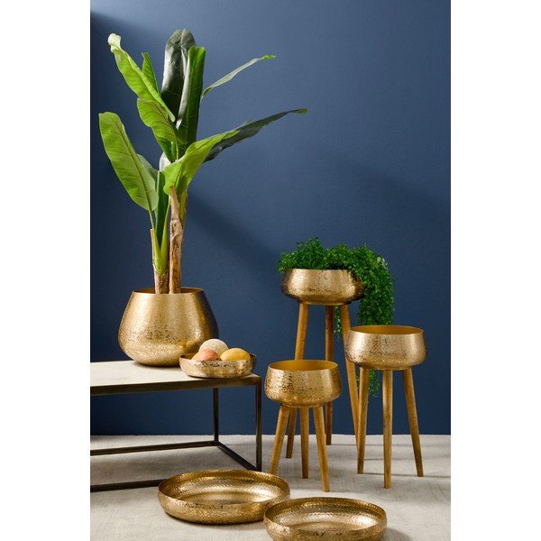 Metalne ručno rađene navlake za tegle u kompletu 3 kom ø 37,5 cm Varanasi – Bizzotto-image-1