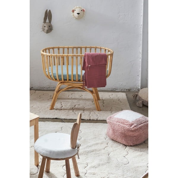 Krem periv/ručno rađen pamučan dječji tepih 90x130 cm Clouds – Lorena Canals-image-1