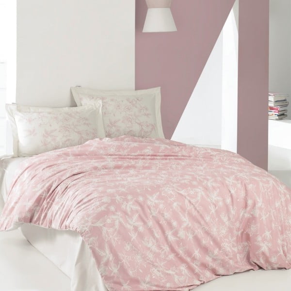 Pamučna posteljina s bračnim krevetom Carter, 220 x 240 cm
