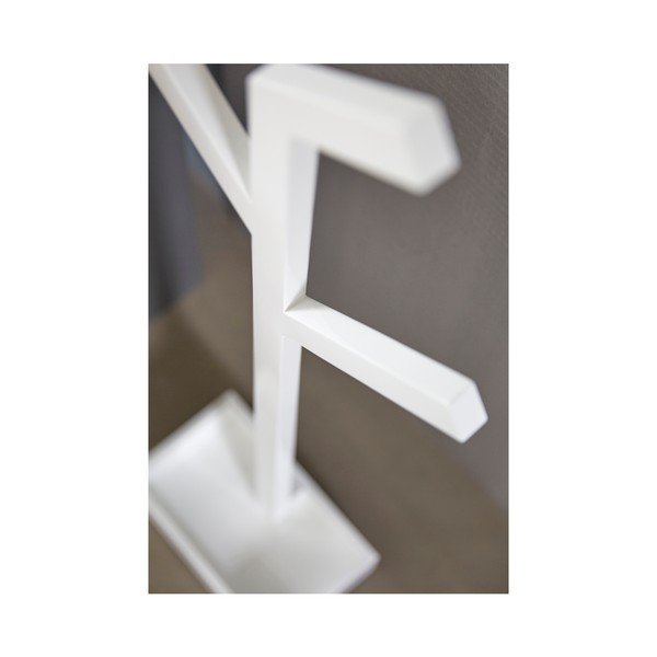 Bijeli drveni stalak za ručnike Wireworks Branch-image-4