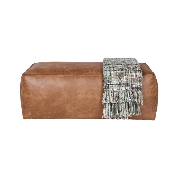 Konjak smeđi tabure od imitacije kože Rodeo – WOOOD-image-3