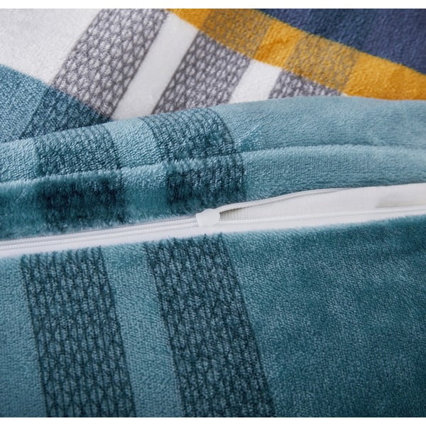 Posteljina za krevet za jednu osobu od mikropliša 140x200 cm Eugen – My House-image-2