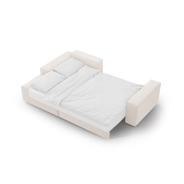 Bež sklopiva kutna garnitura (s lijevim kutom) Jodie – Micadoni Home-image-4