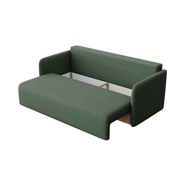 Zelena sklopiva sofa 220 cm Chaum – Rodier-image-3