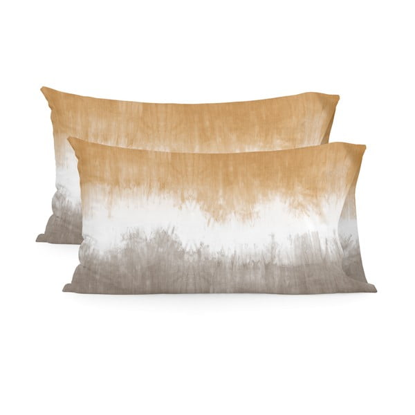 Pamučne jastučnice u setu 2 kom 50x75 cm Tie dye – Blanc