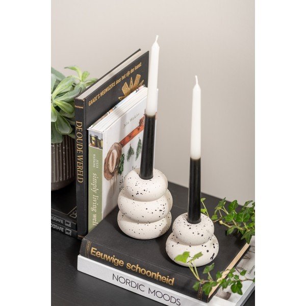 Svijetlo bež betonski svijećnjak Speckled - PT LIVING-image-1