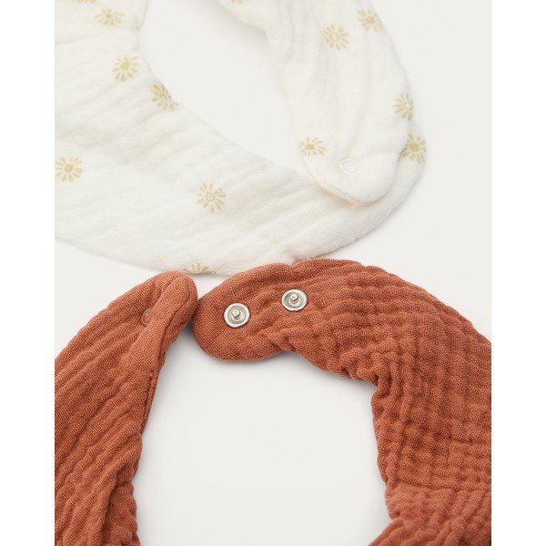 Krem/boje terakote pamučni podbraci u setu 2 kom Olna – Kave Home-image-4