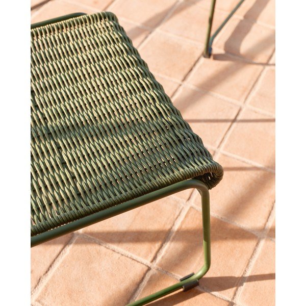 Zeleni vrtni tabure Maurina – Kave Home-image-4