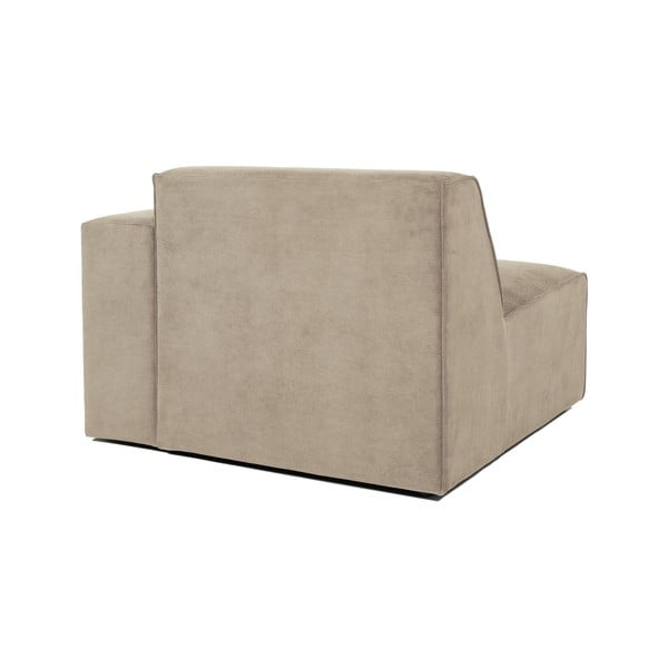 Bež baršunasti završni element Scandic Sting, 101 cm, desni kut-image-3