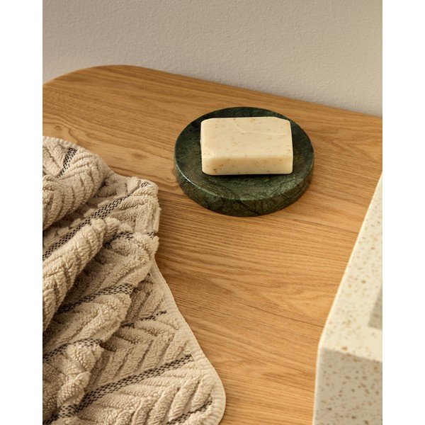 Tamno zelena mramorna posuda za sapun Elenei – Kave Home-image-3