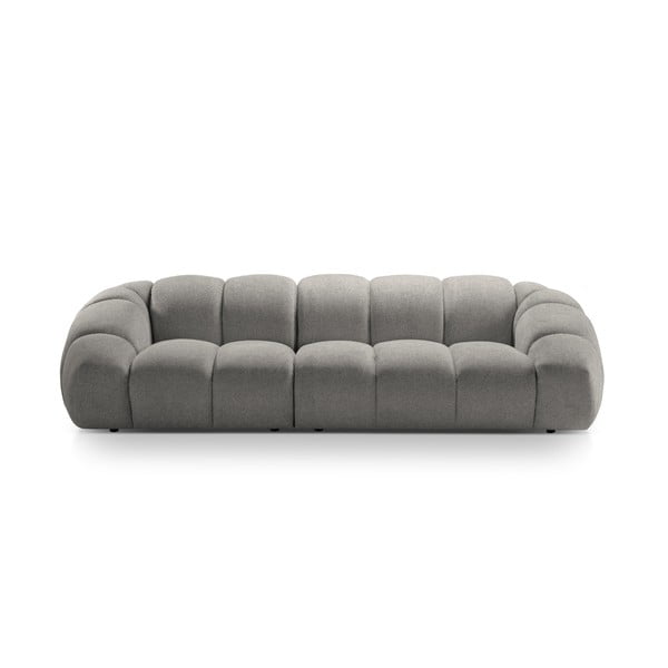 Svijetlo siva baršunasta sofa 294 cm Diana – Micadoni Home