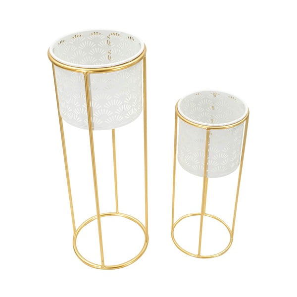 Metalni stalci za tegle za cvijeće u setu 2 kom ø 17 cm (visina 46 cm) Whity – Mauro Ferretti-image-2