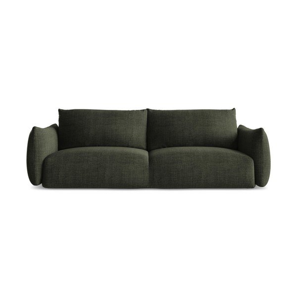 Zelena sklopiva sofa 230 cm Leila – Makamii