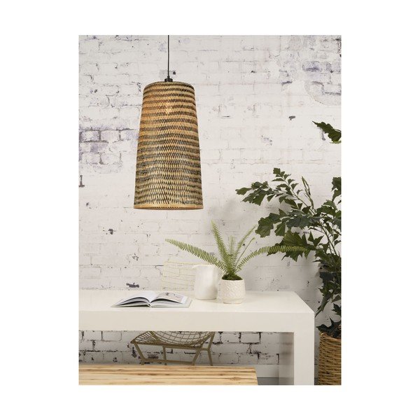 Viseća svjetiljka od bambusovog drveta Good&Mojo Kalimantan, ⌀ 37 cm-image-3