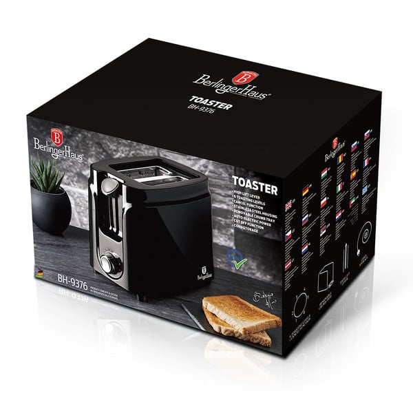Crni toster Black Silver Collection - BerlingerHaus-image-2