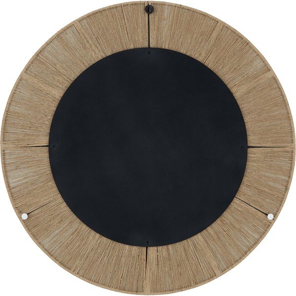 Zidno ogledalo s metalnim okvirom Westwing Collection Citra, ø 90 cm-image-3