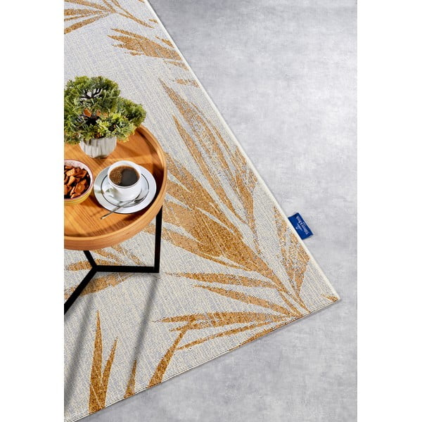 Bijeli/u zlatnoj boji vanjski tepih 160x235 cm Leonie – Villeroy&Boch-image-2