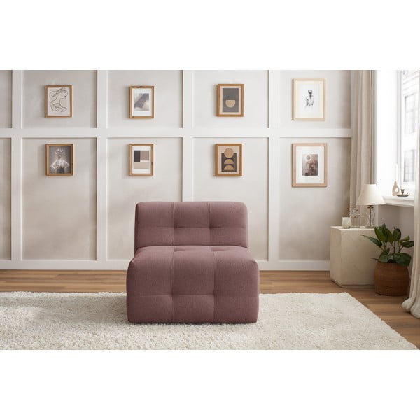 Tamno ružičasti kauč modul Kleber - Bobochic Paris-image-1