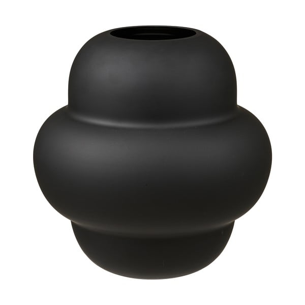 Crna staklena vaza (visina 20 cm) Vera – House Nordic