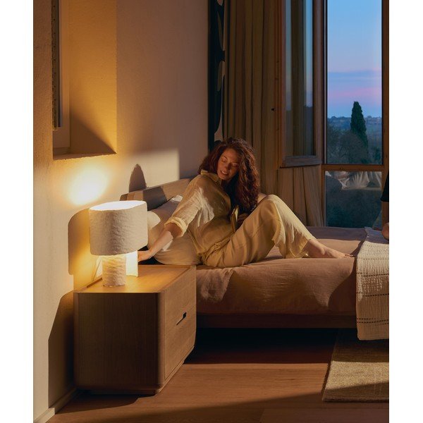 Bijela stolna lampa (visina 37,5 cm) Bedala – Kave Home-image-3
