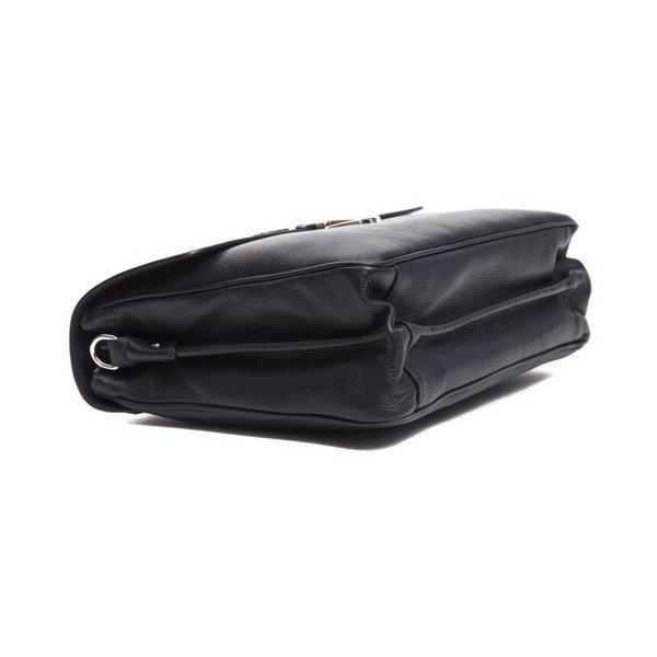 Tamnoplava muška kožna torba Alviero Martini Maro-image-1