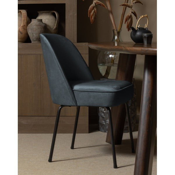 Plave baršunaste blagovaonske stolice u setu 2 kom Vogue – WOOOD-image-1