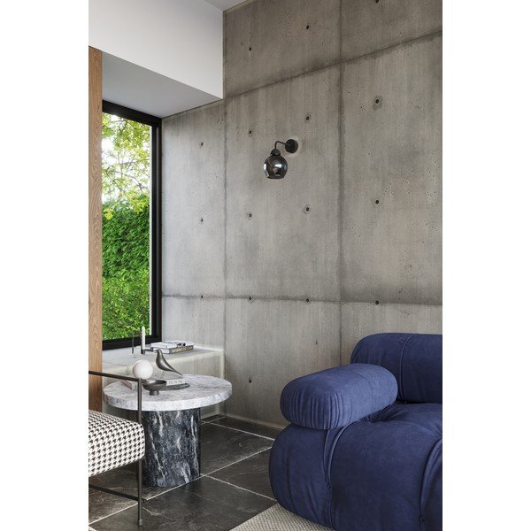 Crna zidna lampa ø 15 cm Grande – Sollux-image-1