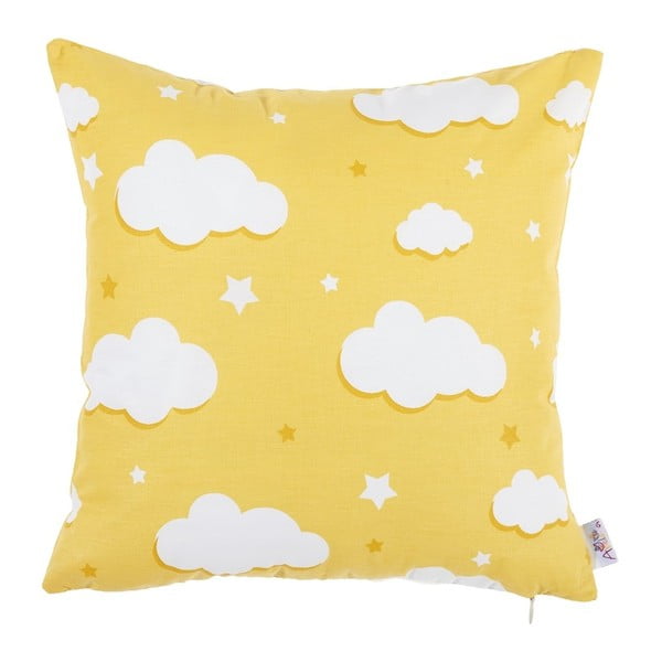 Žuta pamučna jastučnica Mike & Co. NEW YORK Mistie, 35 x 35 cm