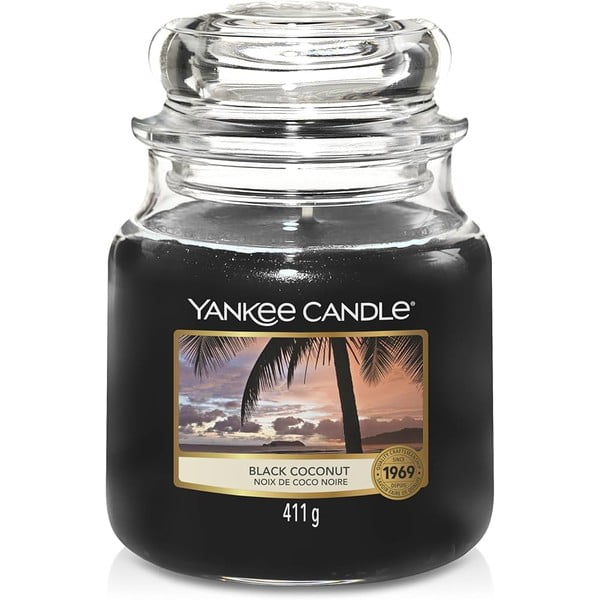 Mirisna svijeća vrijeme gorenja 65 h Black Coconut – Yankee Candle