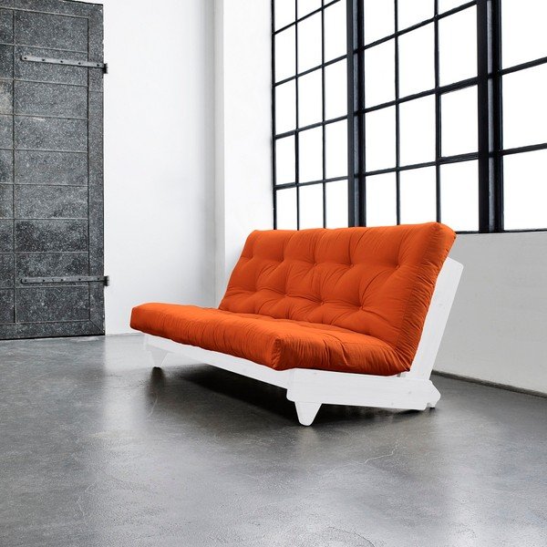 Sofa na razvlačenje Karup Fresh White / Orange-image-1