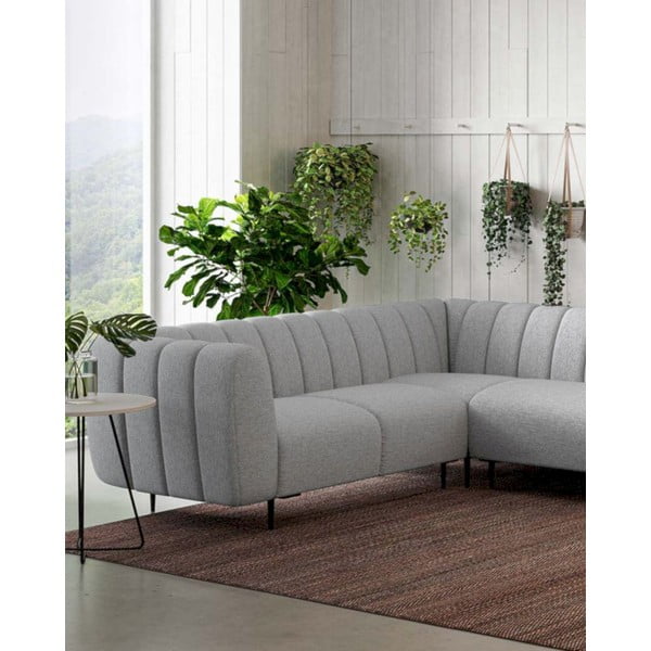Svijetlo siva kutna garnitura (s lijevim kutom/u obliku slova L) Shel – Ghado-image-4
