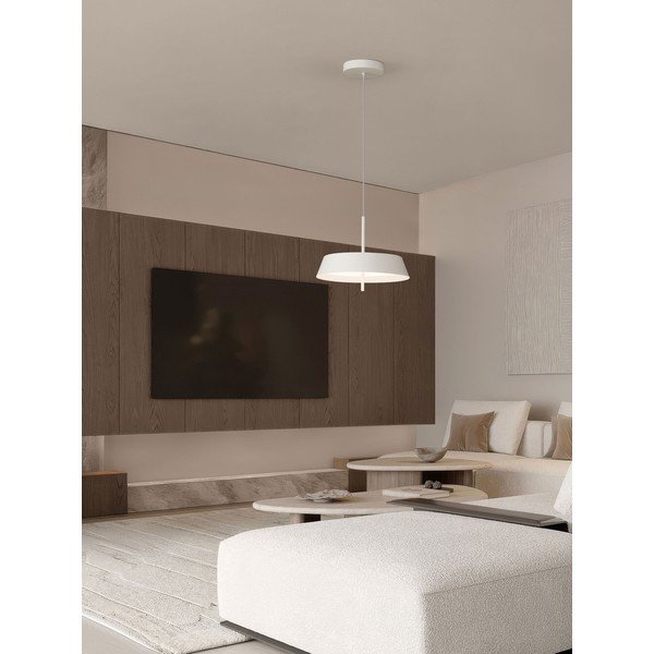 Bijela LED viseća svjetiljka aluminijska s mogućnosti zatamnjivanja ø 45 cm Velio – Nova Luce-image-1