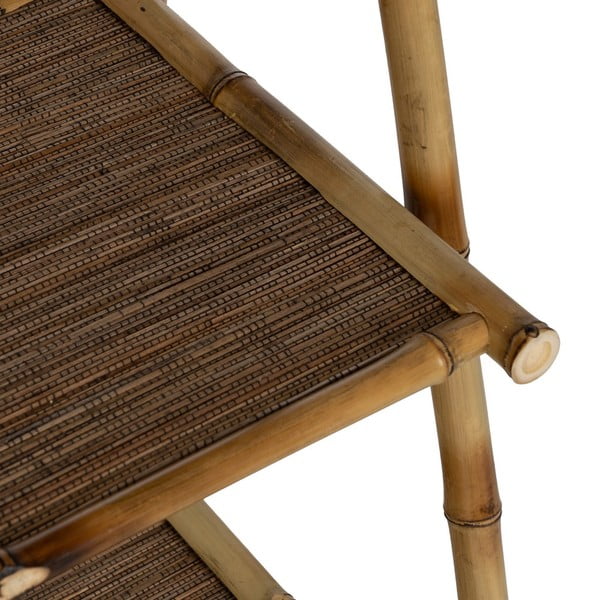 Od bambusa regal u prirodnoj boji 48x100x45 cm Manali – Ixia-image-4