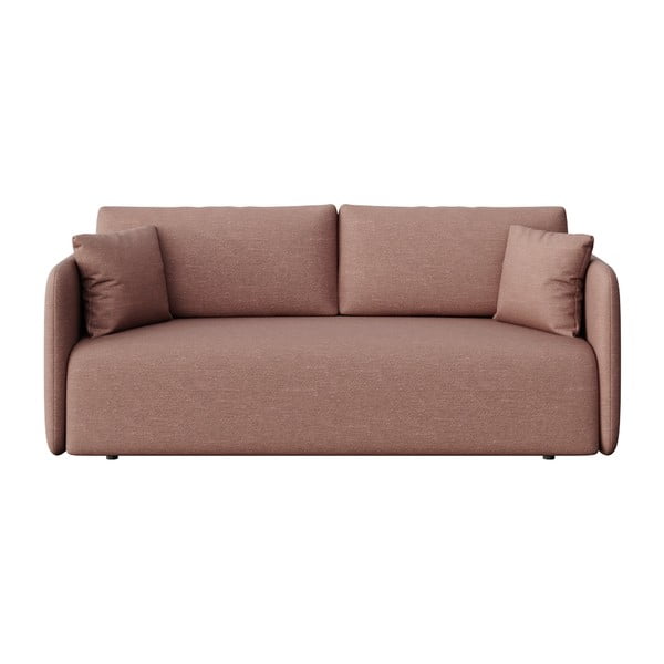 Ružičasta sklopiva sofa 220 cm Chaum – Rodier