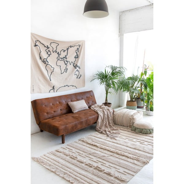 Svijetlo sivi/krem periv/ručno rađen pamučan tepih 170x240 cm Air Natural – Lorena Canals-image-3