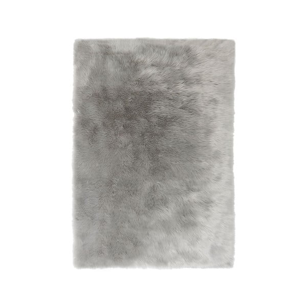 Sivo sintetičko krzno 290x180 cm - Flair Rugs