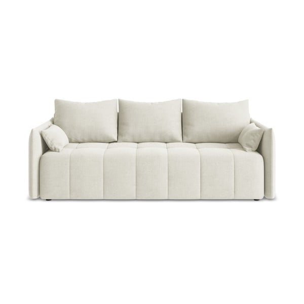 Bež sklopiva/s prostorom za odlaganje sofa 225 cm Moku – Makamii
