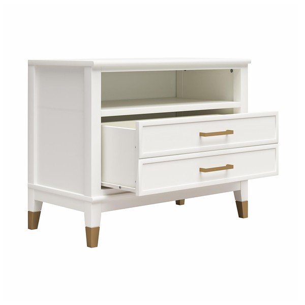 Bijeli noćni ormarić Westerleigh – CosmoLiving by Cosmopolitan-image-2