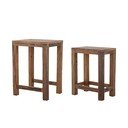 Pomoćni stolići u setu 2 kom od recikliranog drva 40x36 cm Galen – Bloomingville