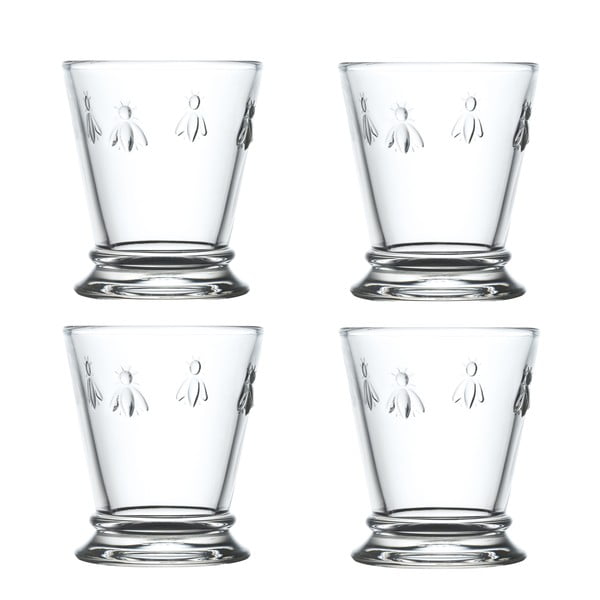 Set s 4 staklene čaše La Rochère Abeille Mismo