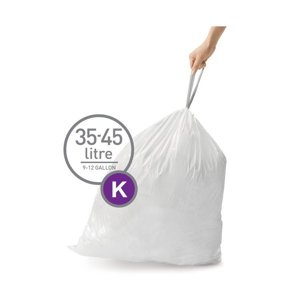 Vreće za smeće s trakom za zatezanje 20 kom 45 l K – simplehuman-image-1