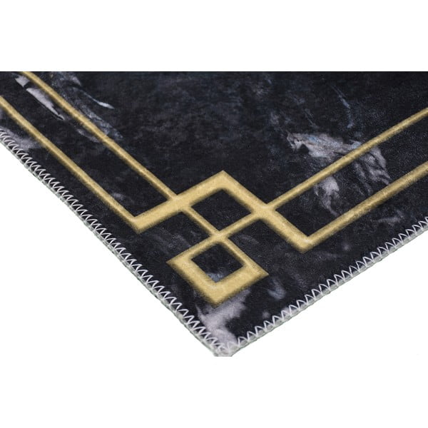 Tamno sivi perivi tepih 180x120 cm - Vitaus-image-2