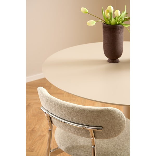 Krem blagovaonska stolica Lyric – Actona-image-3