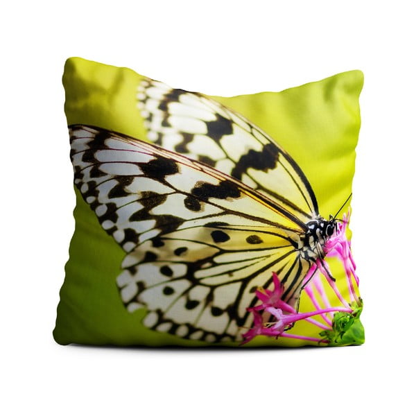 Zeleni jastuk Oyo home Butterfly, 40 x 40 cm