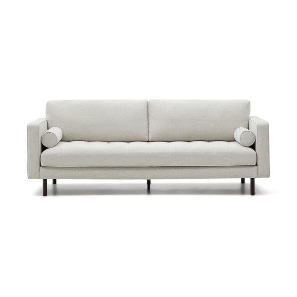 Sofa sivo-bež od šenila 222 cm Debra – Kave Home