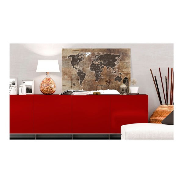 Karta svijeta Bimago Wooden Mosaic, 120 x 80 cm-image-1