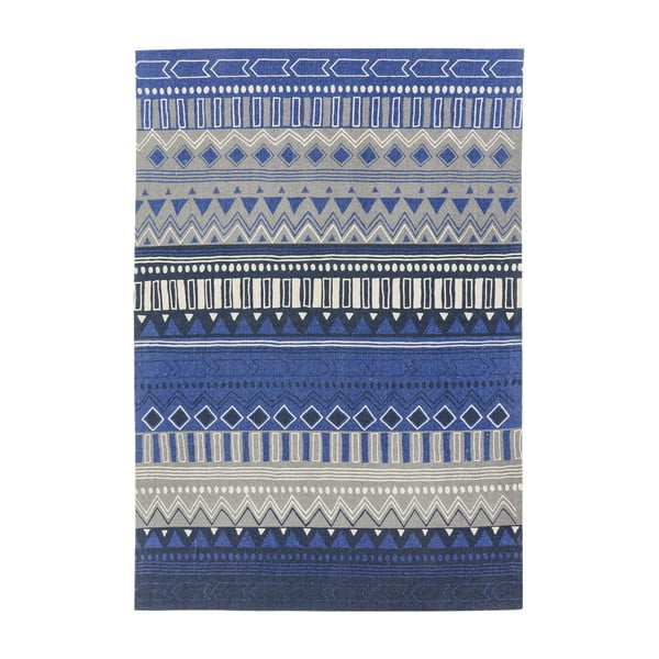 Plavi tepih Asiatic Carpets Tribal Mix, 120 x 170 cm